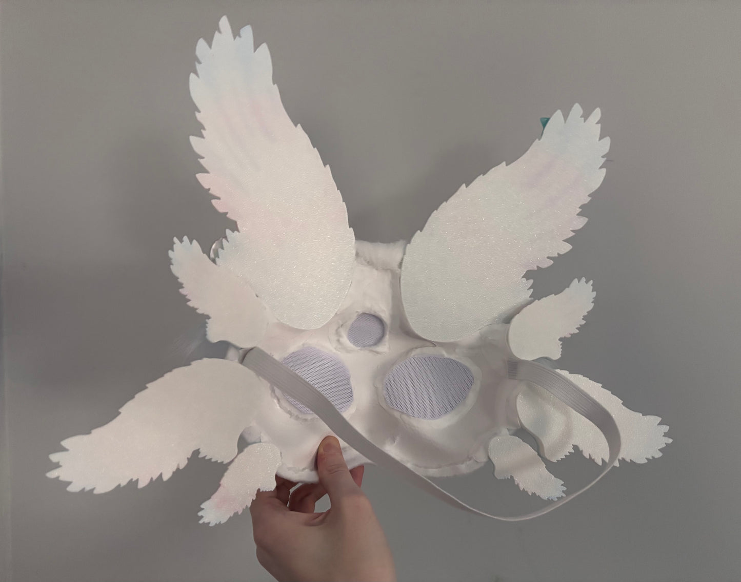 Cotton Candy Angel Therian Mask