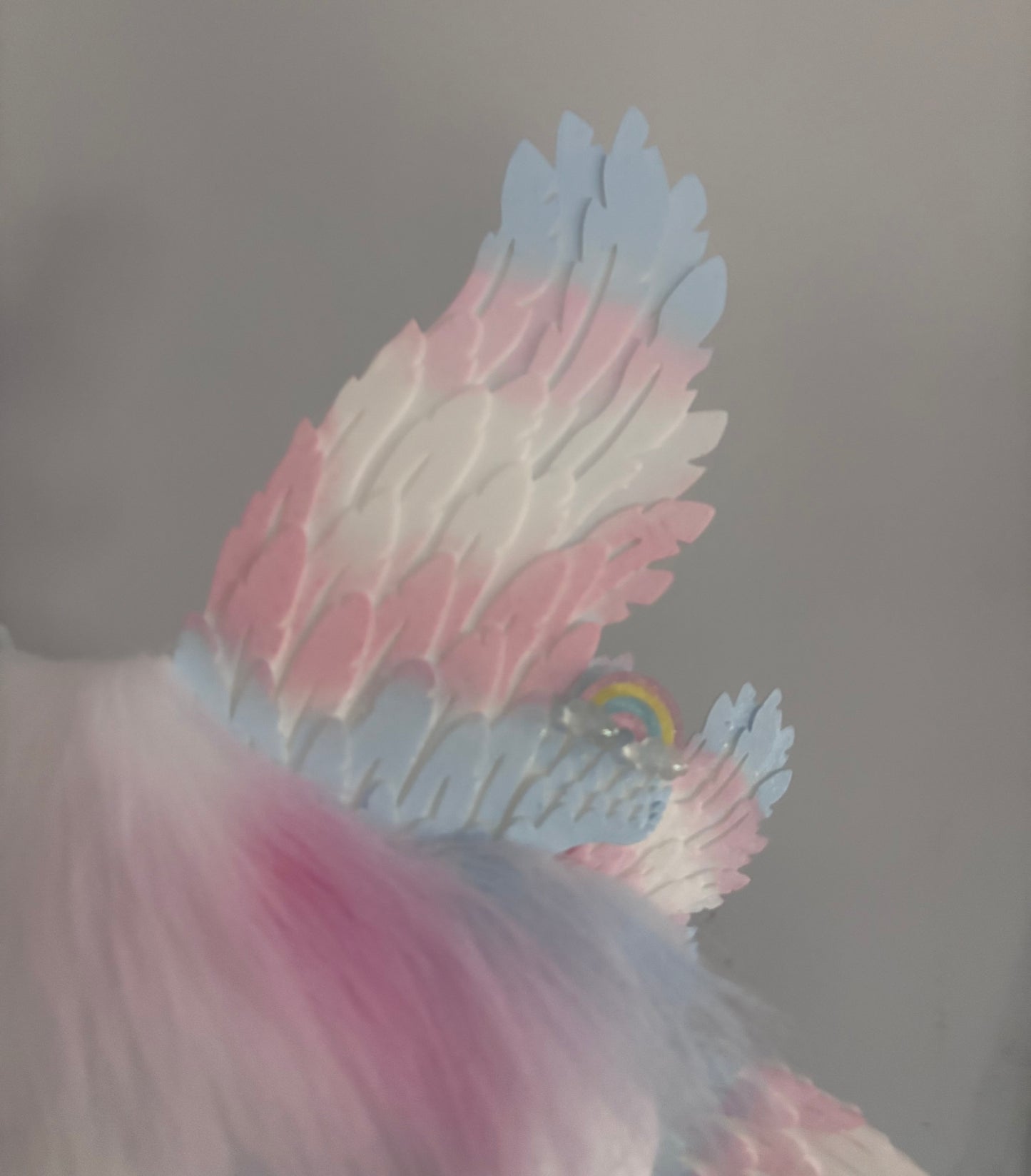 Cotton Candy Angel Therian Mask